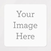 Klein Vierkant Kleding Label (Design 2)