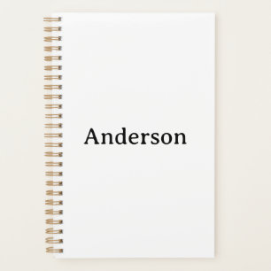 Maak Je Eigen Kleine 5.5"x8.5" Goudkleurige Spiraa Planner