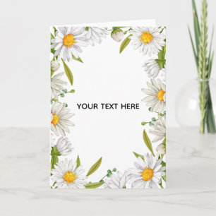 Maak je eigen kleurrijke bloemenrand kaart