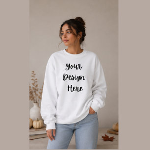 Maak Je Eigen Knusse Oversized Herfst Crewneck Trui