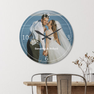 Maak je eigen koppelnaam trouwfoto grote klok