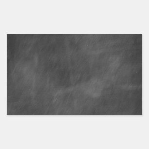 Maak je eigen krijtbordontwerpen - voeg tekst afbe rechthoekige sticker