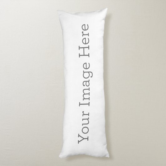 Gepersonaliseerde Geborsteld Polyester Body Kussen (50,8 cm x 137,16 cm) (Achterkant (Verticaal))