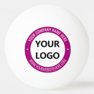 Maak je eigen logo Ping Pong Ballen Sjabloon