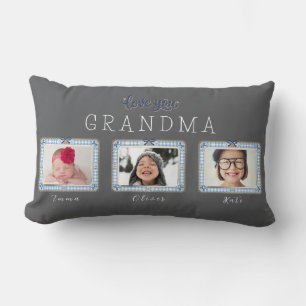 Maak je eigen Love You oma 3 foto cute Kussen
