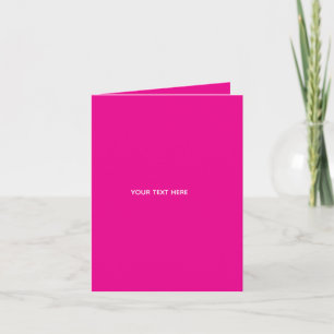 Maak Je Eigen Magenta Uitnodigingskaart Aankondiging