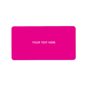 Maak Je Eigen Magenta Uitnodigingskaart Etiket