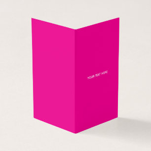 Maak Je Eigen Magenta Uitnodigingskaart Visitekaartjes