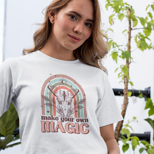 Maak je eigen Magic Boho regenboog T-shirt