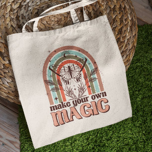 Maak je eigen Magic Boho regenboog Tote Bag