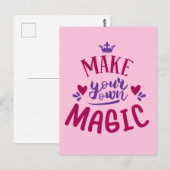 Maak Je Eigen Magie Briefkaart (Voorkant / Achterkant)