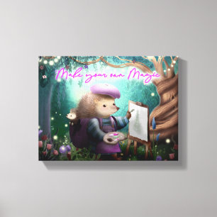 Maak je eigen magische Kinder kamer muurkunst Canvas Afdruk
