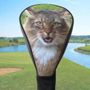 Maak Je Eigen Maine Coon Kat Foto Persoonlijk Golfheadcover