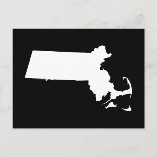 Maak je eigen Massachusetts verhuisbericht Briefkaart