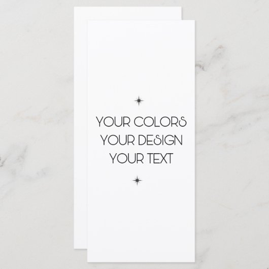 Maak je eigen menu (Voorkant / Achterkant)