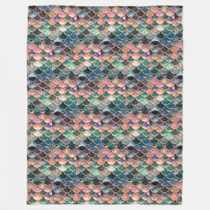 Maak je eigen Mermaid-schalen Fleece Deken