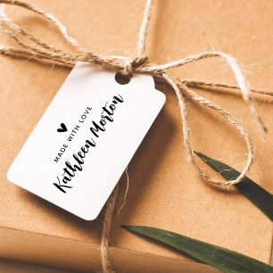 Maak Je Eigen Met Liefde Gemaakt Hart Rubberstempel