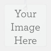 Metalen vierkant ornament (Voorkant)