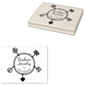 Maak je eigen Mode sieraden groot Rubberstempel (Gestempeld)