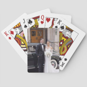 Maak Je Eigen Monogram Foto Speelkaarten