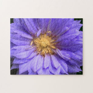 Maak je eigen mooie dahlia bloem legpuzzel