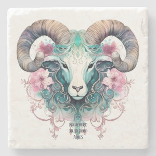 Maak je eigen mooie Ram Zodiac Stenen Onderzetter