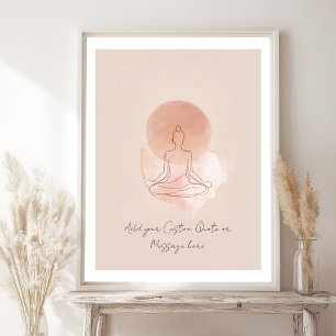 Maak Je Eigen Motiverende Spreuk-Meditatie Poster