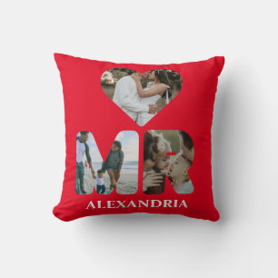 Maak je eigen Mr en Mrs foto Passend paar Kussen