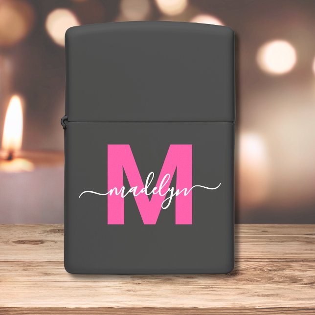 Maak Je Eigen Naammonogram (Create Your Own Name Monogram Zippo Lighter)
