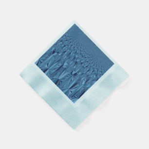 Maak je eigen Navyblauw comfortabel patroon kunst Servet