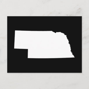 Maak je eigen Nebraska verhuisbericht Briefkaart