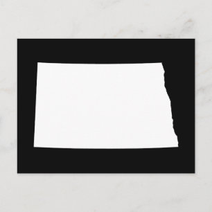 Maak je eigen Noord-Dakota verhuisbericht Briefkaart