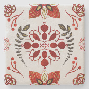 Maak Je Eigen Noordse Stijl Jule Bloem Mandala Stenen Onderzetter