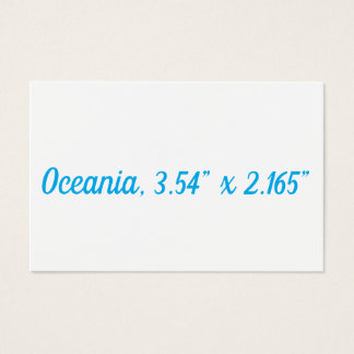 Maak je eigen Oceniay, 3.54" x 2.165" Visitekaartje
