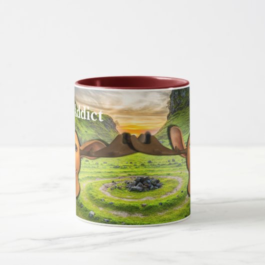 Maak je eigen onderschrift - Groene Mok (Midden)