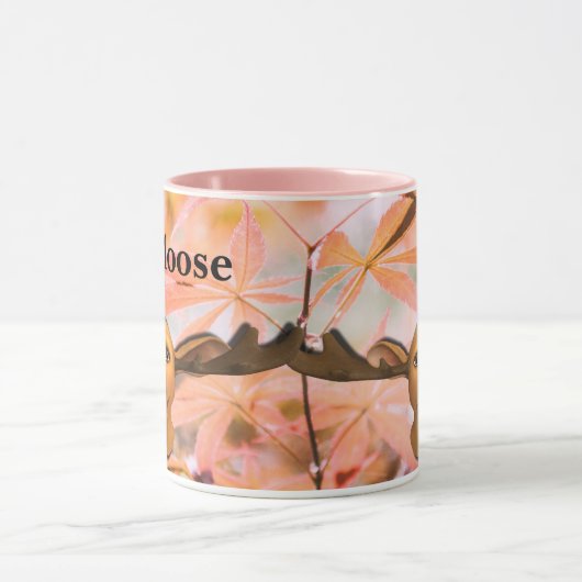 Maak je eigen onderschrift - Roze Mok (Midden)