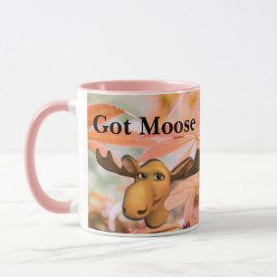 Maak je eigen onderschrift - Roze Mok