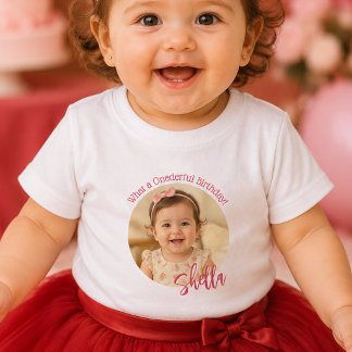 Maak Je Eigen Onederful Verjaardag Baby T-shirt