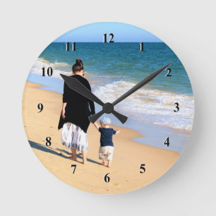 Maak Je Eigen Ontwerp Aangepaste Foto Klok Cadeau