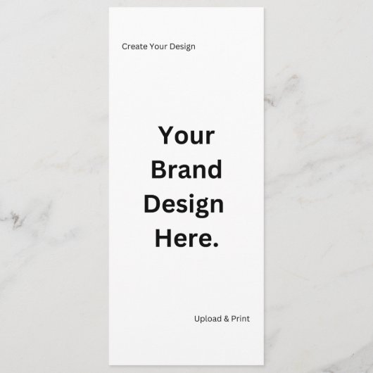 Maak Je Eigen Ontwerp en Druk Plat Menu Af (Achterkant)