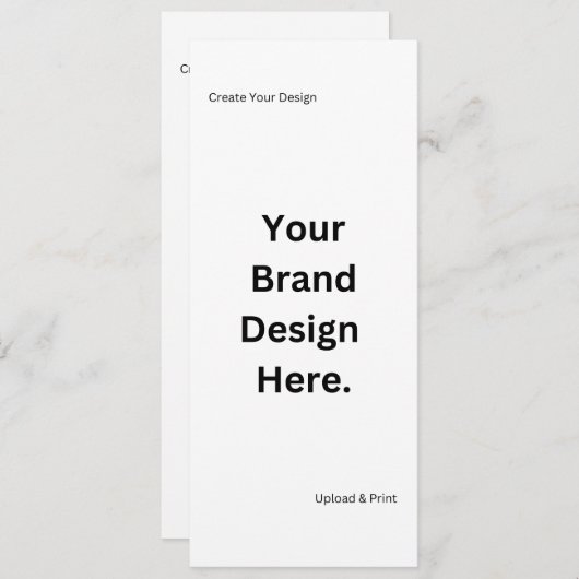 Maak Je Eigen Ontwerp en Druk Plat Menu Af (Voorkant / Achterkant)