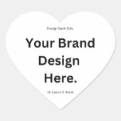 Maak je eigen ontwerp en print hart sticker (Voorkant)