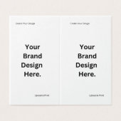 Maak Je Eigen Ontwerp en Print Kaart (Buitenkant ongevouwen)