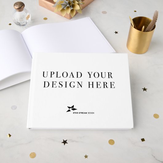 Maak Je Eigen Ontwerp Gastenboek (Voorkant open)