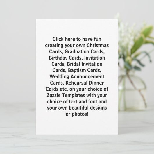 Maak je eigen ontwerp kaarten en uitnodigingen (Staand voorkant)