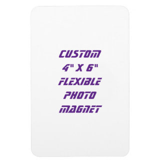 Maak je eigen op maat gemaakte 4" x 6" flexibele f magneet