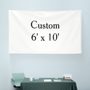 maak je eigen op maat gemaakte Vinyl 1,8m x 3m bin Spandoek