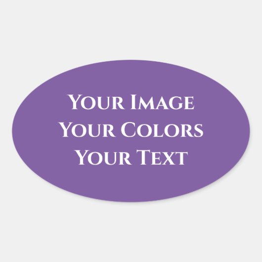 Maak je eigen ovale sticker (Voorkant)