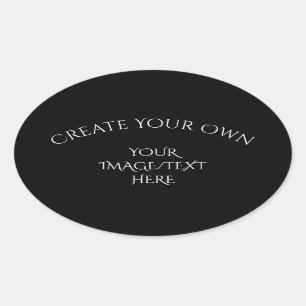 Maak je eigen ovale sticker