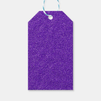Maak Je Eigen Paarse Glitter Cadeaulabel